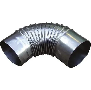 Kouřové koleno tenkostěnné 90° ø 112 mm /64033/