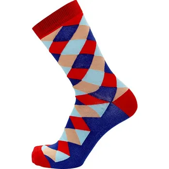 Dámské ponožky Vzorované bavlněné ponožky COLLM - kárované Velikost: EUR 37 - 39