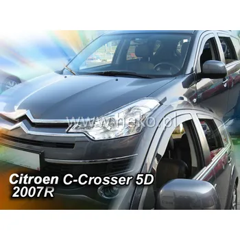 Plexi ofuk oken Ofuky oken Citroen C-Crosser 5dveř přední 07- Heko