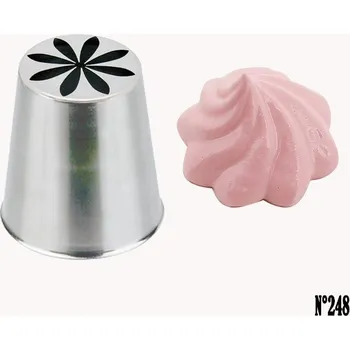 De buyer | cukrářská koncovka zdobící, Koncovka na zdobení květ 08 (koncovka na zdobení dortů, cukroví)