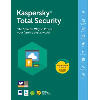 Antivir Kaspersky Total Security MD 2018 5 zařízení 2 roky