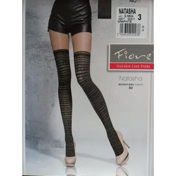 Dámské punčochy NATASHA 40den-punčochové kalhoty Fiore smoky 3-M