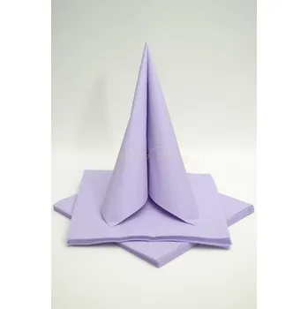 Papírový ubrousek Třívrstvé papírové ubrousky - lila