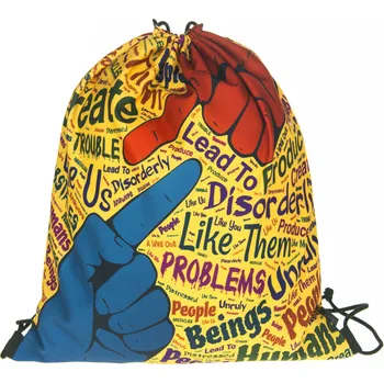 Školní sáček Tara Vak na záda 3D Gesto