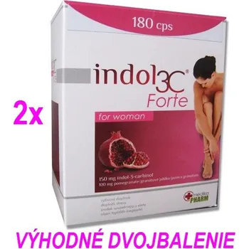 Medikapharm INDOL3C Forte for Woman 2x180cps VÝHODNÉ DVOJBALENÍ