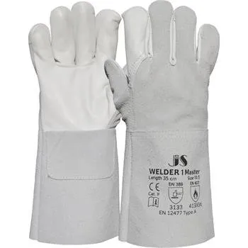 Pracovní rukavice Svářečské rukavice Welder1 Master délka 35 cm vel.10.5 EN388/EN407 kat.II