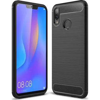 Pouzdro na mobilní telefon Pouzdro TVC Carbon pro Huawei Nova 3i Barva: Černá