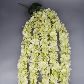 umělá květina Hortenzie převis umělá 110cm zelená (66549/GR)