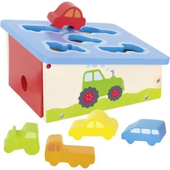 Goki Dřevěná vkládačka Garáž