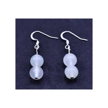 Náušnice Jadeit zelený náušnice kuličky