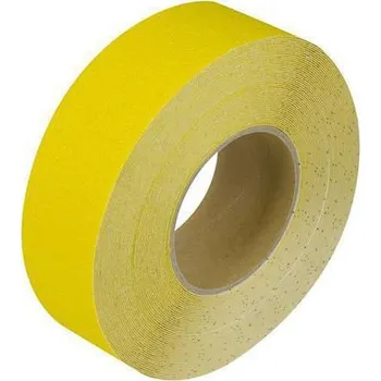Lepicí páska Protiskluzová podlahová páska, 18 m, žlutá