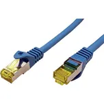 goobay S/FTP patchkabel kat. 7, s konektory RJ45, LSOH, 15m, modrý (91646) - 21.92.2204