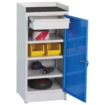 Skříňka na nářadí Kovona Dílenská skříň na nářadí, 100 x 45 x 40 cm, šedá/modrá