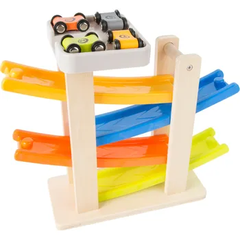 Legler klip klap dráha s 4 autíčky autodráha Legler klip klap dráha s 4 autíčky