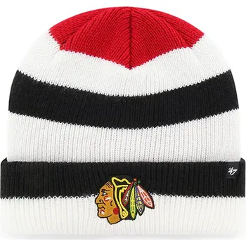 Čepice 47 Brand Pánská zimní čepice Chicago Blackhawks NHL 47 Shortside Cuff Knit
