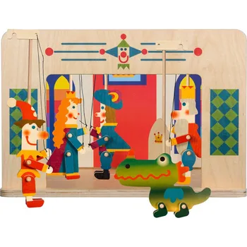 Loutkové divadlo Mašek Loutkové divadlo s loutkami 8 ks