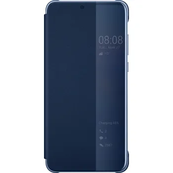 Pouzdro na mobilní telefon Huawei Original S-View pro Huawei Mate 20 Deep Blue