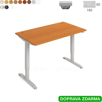 Psací stůl MS 2 1400 Hobis Motion 140 x 80 x 70 až 120 cm