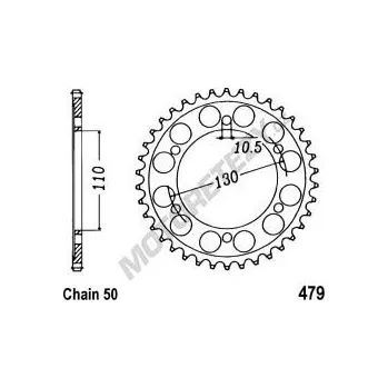 Řetězová sada pro motocykl Kalená rozeta YAMAHA FZ1 Fazer rok 06-15