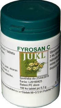 Přírodní produkt Jukl Fyrosan C 100 tbl.