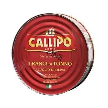 konzervovaná ryba Tuňák žlutoploutvý v olivovém oleji Callipo 160g