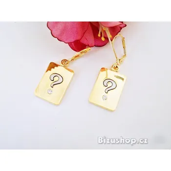 Náušnice Náušnice zlacené ve vysokém lesku 32105