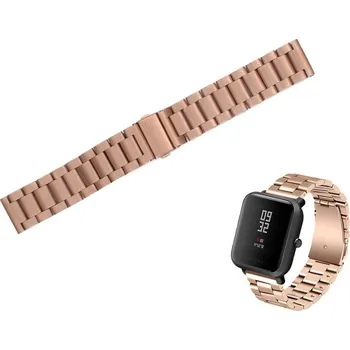 Chytré hodinky MI SPORTS WATCH BASIC / XIAOMI AMAZFIT BIP náramek z nerezové oceli Barva: Zlatá