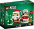 Stavebnice LEGO LEGO BrickHeadz 40274 Pan a paní Santa Clausovi