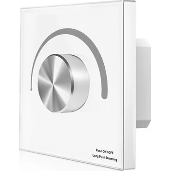 Příslušenství pro LED osvětlení LED stmívač TRIAC kolečkový S1-K bílý pro LED svítidla 230V