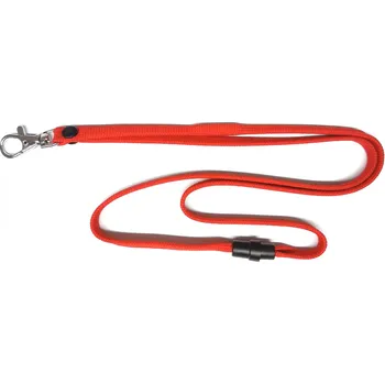 UHF RFID šňůrka na krk, červená, kovová karabina