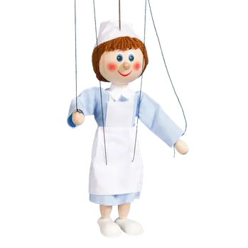loutka Mašek Loutka Zdravotní sestra 20 cm