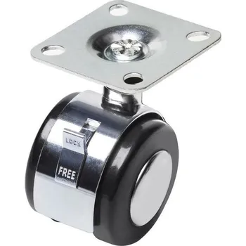 Onpira Kovové nábytkové kolečko s brzdou Ø40-50 Průměr: 50 mm