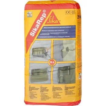 Průmyslové lepidlo Cementová opravná malta pro suché stříkání SikaRep-4N 25kg