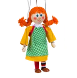 Mašek Loutka Holka copatá 20 cm