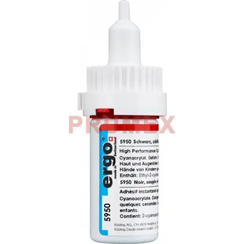 Průmyslové lepidlo Ergo 5950 - 20 g vteřinové lepidlo na plasty