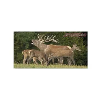 Ručník e‑myslivost.cz Ručník pro myslivce - JELEN S LANĚMI