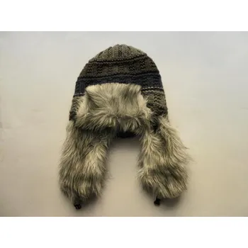 Kojenecká čepice Zimní čepice ušanka Raster Gwiazdor šedá 2021 Velikost: 58/60