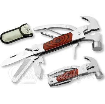 Multifunkční nůž Nerezové kapesní multifunkční nářadí v ve světlém pouzdře, 1 ks