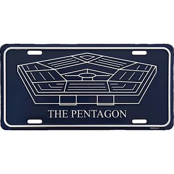 Plechová cedule Cedule plechová Licence The Pentagon - modrá