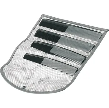 Kosmetická sada Olivia Garden sada profesionálních karbonových hřebenů Carbon + Ion Comb Pouch SC