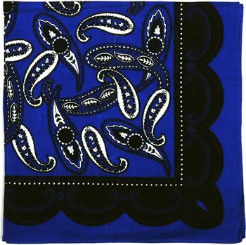 Šátek Šátek bandana Fosco Pattern - modrý-černý