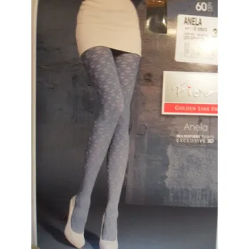 Dámské punčochy Fiore Anela 60 den Punčochové kalhoty black-černé 2-S (vzorované punčochové kalhoty)