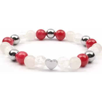 Náramek Moni - dámský náramek křišťál jadeit hematit