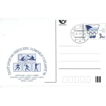 Poštovní známka Česká pošta (1996) CDV 20 O - ČR - XXVI. LOH v Atlantě