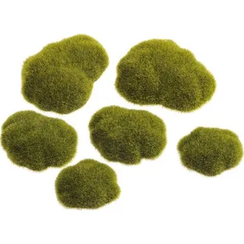 umělá květina Umělý dekorační mech - bochánky, sada 6ks (minimálním množství k objednání: 3ks)