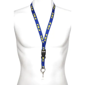 Popruh kolem krku Fostex FBI - modrý