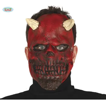 Karnevalová maska Guirca Fiestas Španělsko DEMONIAC SKULL - maska latexová