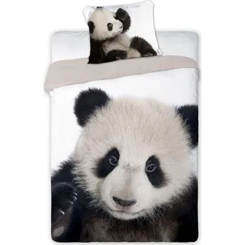 Povlečení Faro Panda 140 x 200, 70 x 90 cm zip