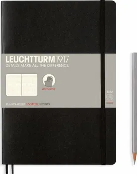 Zápisník Leuchtturm1917 Composition Softcover černý tečkovaný