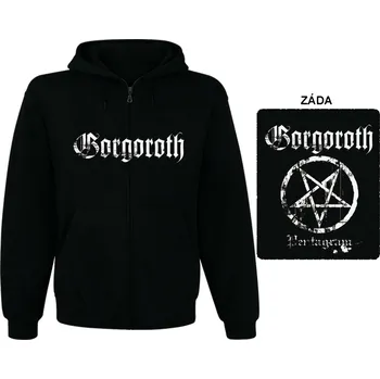 Pánská mikina Gorgoroth - mikina s kapucí a zipem